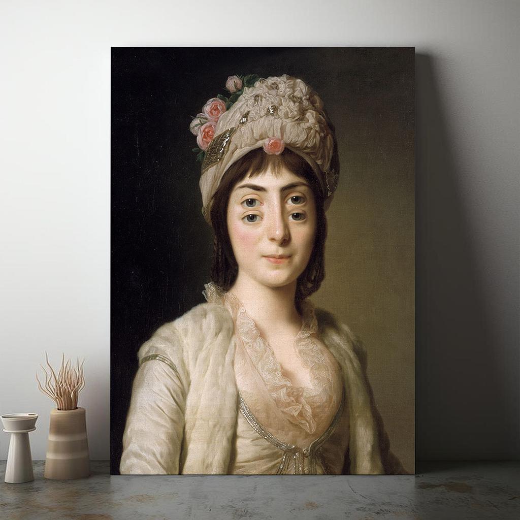 Canvas Painting Hindi Eyes Pop Art