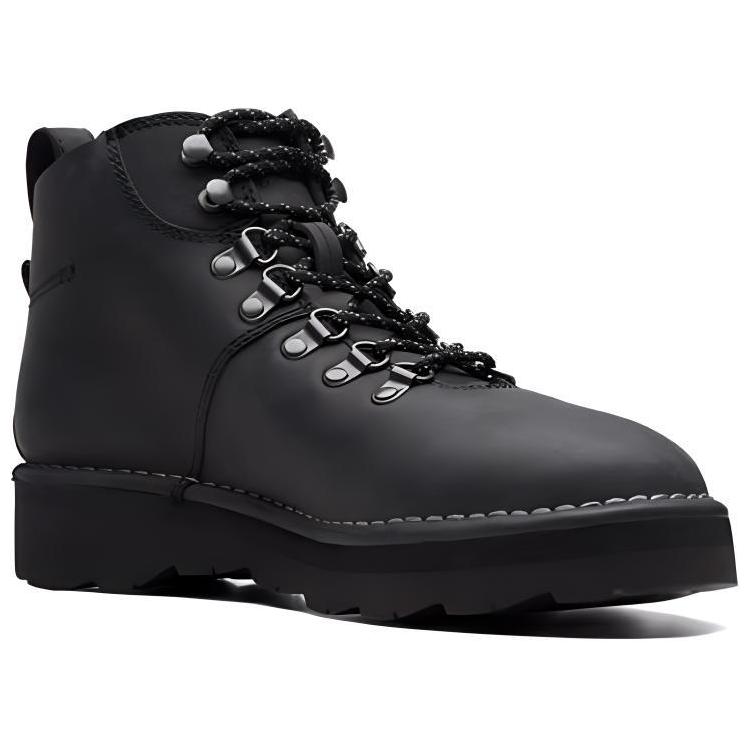 Clarks Versatile Fashion Comfortable Lace-Up Ankle Boots Men ankle boots Black 261688257