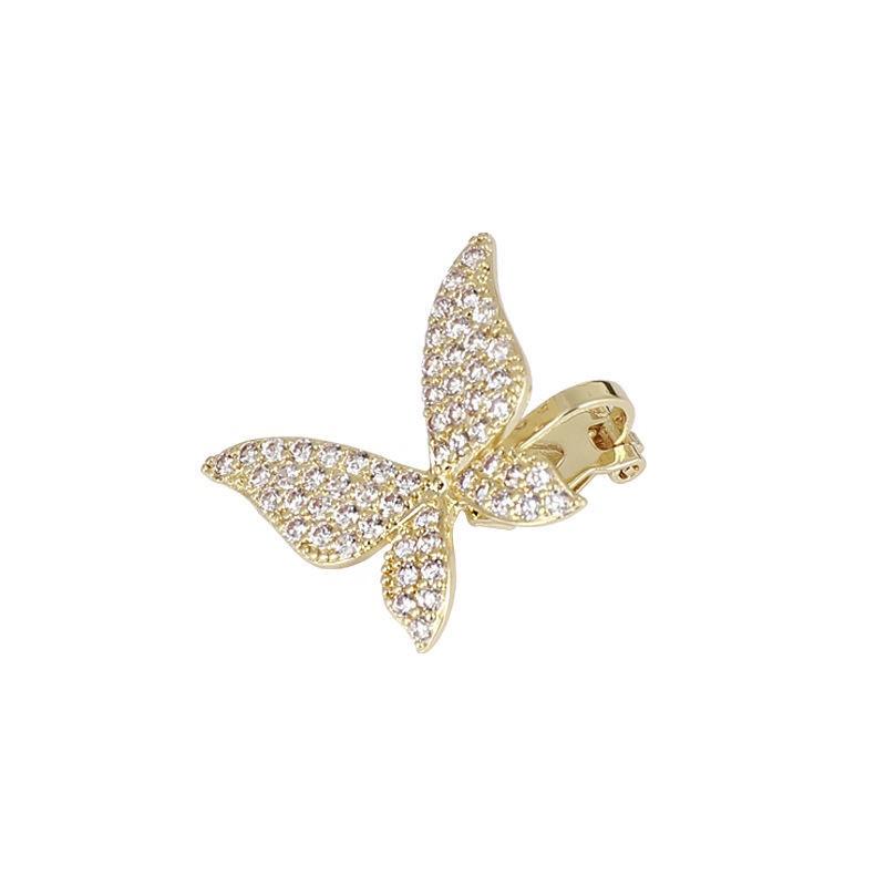 2023 Fahion Women's Earrings Ear Cuff Fine Sweet Butterfly Snowflake Ear Bones Clip for Women Bijoux Jewelry Ear Clip