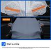 Car snow shield front windshield snow, frost and frost cover Windows in winter with thickened clothing cover in winter