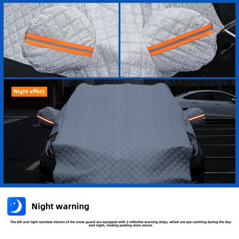Car snow shield front windshield snow, frost and frost cover Windows in winter with thickened clothing cover in winter