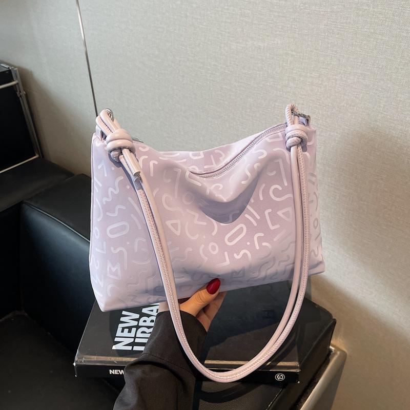 

Casual large-capacity bag women s new popular versatile messenger bag fashion shoulder bag tote bag фіолетовий