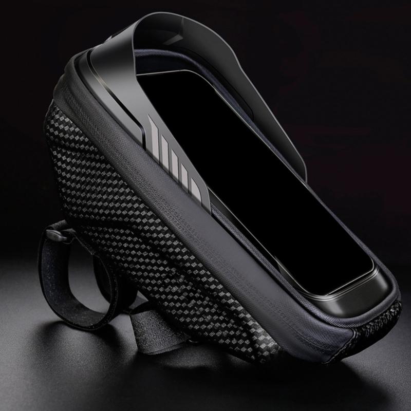 Road Bikes Front Top Tube Bag Bicycles Front Phone Holder Pouch Bicycles Storage Bag Cycling Front Top Tube Pouch