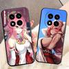 Genshin Impact Yae Miko Soft Phone Case for Xiaomi Redmi Note 12 13 14 15 Pro Plus 11 12S 11S 11T 10 4G Black Cover Back Shell