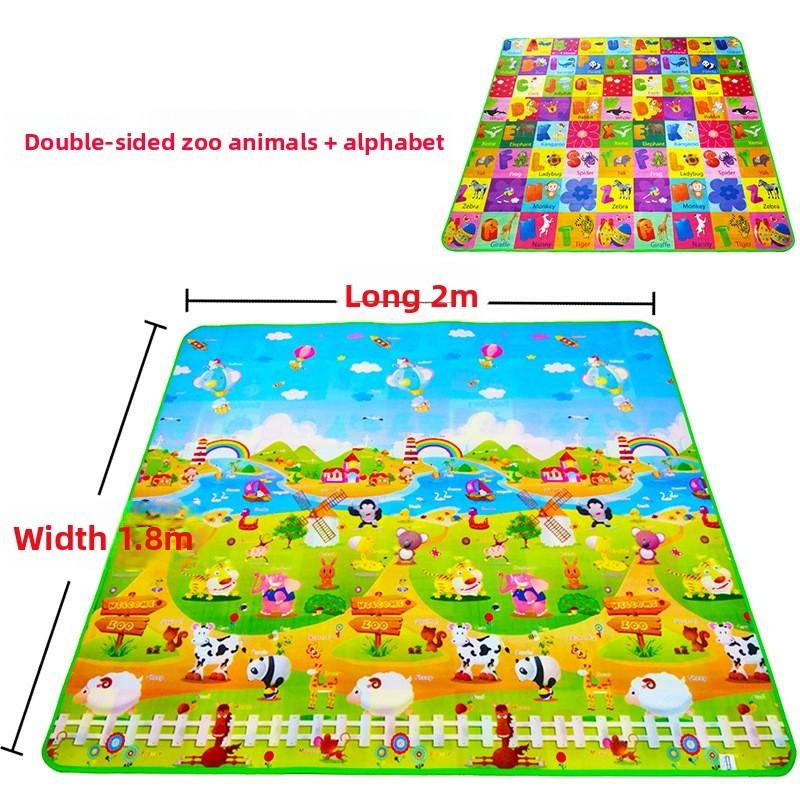 Babykrypmatta Eva-skum Vikbar Lekmatta Med Mjuk Yta För Småbarns Lärande Och Babyutveckling