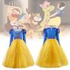 Cosplay Schneewittchen Kinder Prinzessinnenkleid Tüll-Details Puffärmel Partys