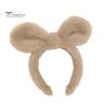 Headband Hair Hoop Non-slip Ultra Soft Cosplay Headdress Plush Bear Ears Accessories Face Washing