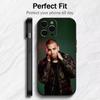 RxB CB-C-Chris BrownS Phone Case For iPhone17,16,15,14,13,12 Plus,Max Soft Silicone Black Cover