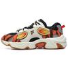 Raccoon CNY Fabric Synthetic Leather Suede Tiger Year Limited Low-Top Dad Shoes Women Sneaker Black Orange T12W217316FBG