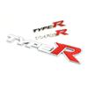 3D Metal Car Front Grille Emblem Badge Decals for Honda Type R Racing Type S Sport Logo Civic Accord CRV HRV CITY CRIDER Pilot