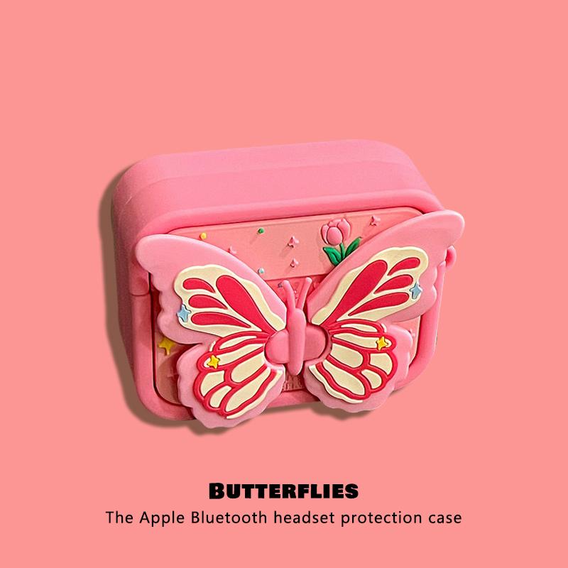 

Чехол для наушников Cute Bear Hamburger для AirPods 4 Cover 2024, чехол для беспроводных наушников из силикона для AirPods Pro 2, зарядное устройство for AirPods 1 2