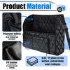 Car Purse Holder Between Seats, Leather Auto Front Seat Handbag Organizer Pocket, Large Capacity Car Net Pocket Handbag Holder, Backseat Barrier