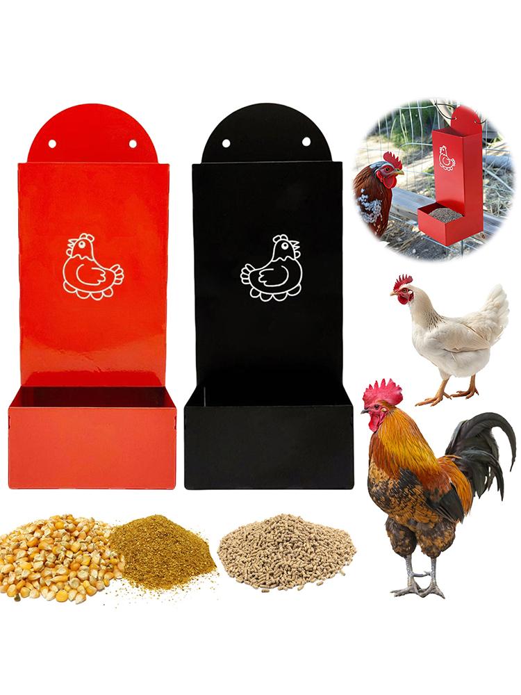 Chicken Feeding Trough Precision Nutrition Oyster Shell Feeder No Waste Design Automatic Chicken Feeder Chicken Coop Accessories