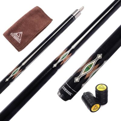 CUESOUL 19oz Jointed Maple Pool Cue Stick CSBK007 58-inch 1/2