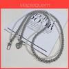 Pvc Heart Smile Phone Lanyard With Pearl Beads For Men And Women