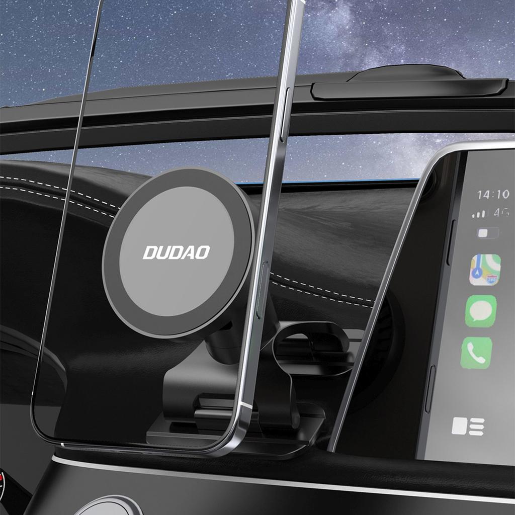 MagSafe Car Smartphone Holder for Dashboard and Windshield - Black