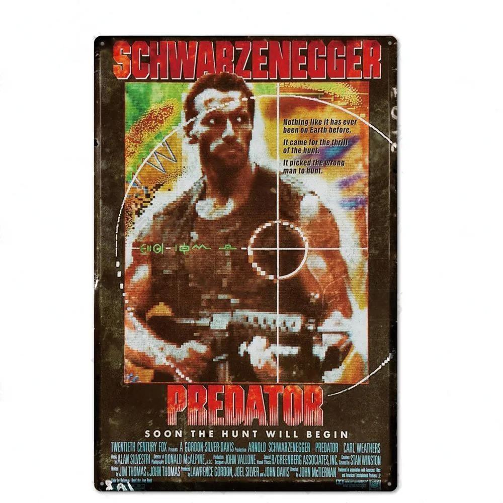 Metal Tin Poster Classic American Retro Films Metal Tin Sign Plaque Poster for Wall Plate Bar Club Wall Decor Retro Home Bedroom