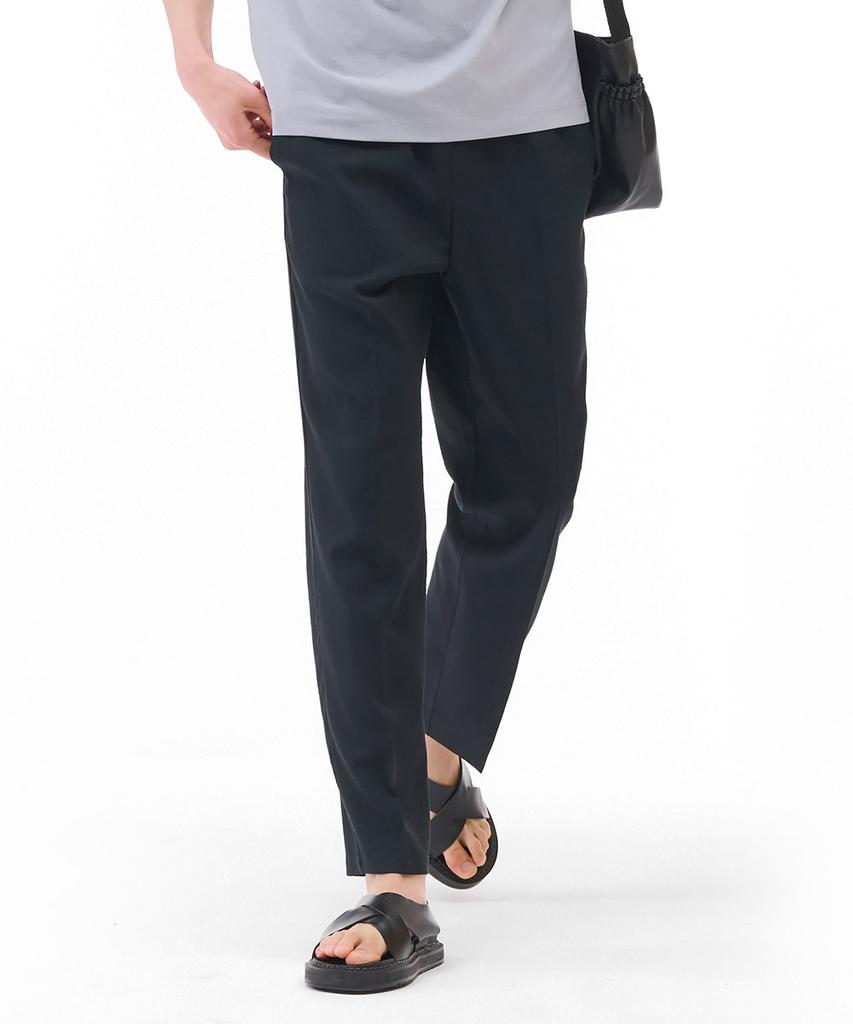 CHASECULT Men'S Cool Touch Relaxed Elastic Waist Pants - Navy