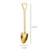 4pcs Set Stainless Steel Shovel & Point Spoons Coffee Tea Spoon Ice Cream Dessert Tip Scoops Cutlery Tableware Set Kitchen Tools