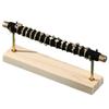 Space Saving Rings Storage Organizer Portable Wood Base Accessories Display Rack