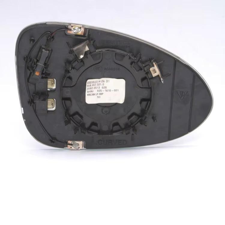Rearview Mirror Glass for Porsche Macan 95B (2014-2018), Parts 95B857521/95B857522.