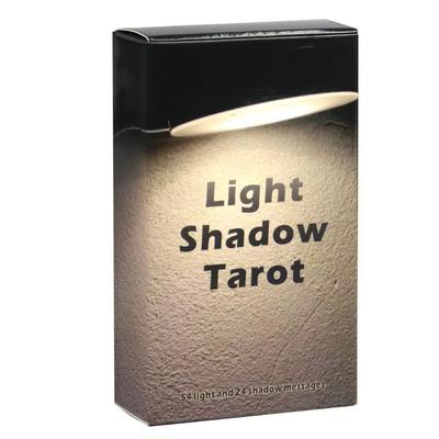 Cartas de Tarô com Mensagens de Luz e Sombra, Mensagens Canalizadas, Conjunto de 78, Cartas de Chama Gêmea / Cármica / Alma Gêmea 10,3*6cm