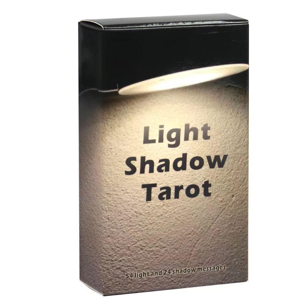 Tarotkort med lys- og skyggemeldinger, kanaliserte meldinger, sett med 78, Twin Flame / Karmic /Soulmate-kort 10,3*6 cm