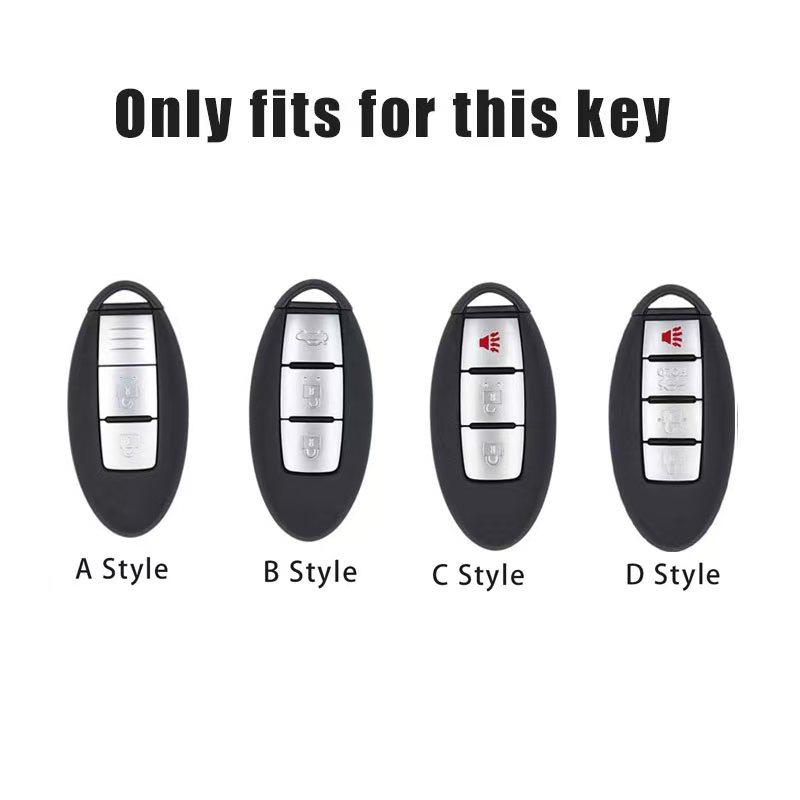 For Infiniti Q30 Q50 Q60 Q70 JX35 FX35 G37 M35 ESQ QX30 QX50 QX55 QX56 QX60 QX70 QX80 Car Alloy Key Case Key Bag Shell Key Chain egv1