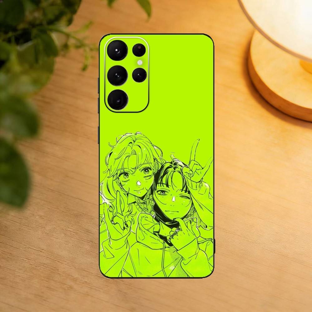 Aya Osawa Mitsuki Koga MitsuAya Phone Case For Samsung S25,24,23,22,30,21,10,9,Ultra,Plus,Lite Soft Black Case