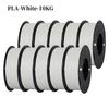 KINGROON 22LBS PETG veya PLA filament 3D Yazıcı Filament 10 Rulo 1KG 1.75MM Çevre Dostu İyi Tokluk Karışık Renk Ücretsiz Kargo
