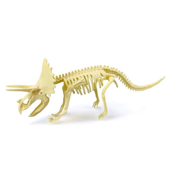 7Pcs/Set  Dinosaur Model Creative Collectible Detailed Archeological Dinosaur Skeleton Toy for Child