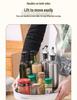 Rotating Kitchen Organizer Rack for Condiments and Sauces