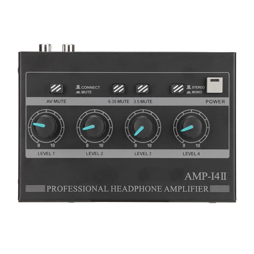 Multiple Inputs (for RCA/3.5mm/6.35mm) 4 Channel Headphone Amplifier  Podcast