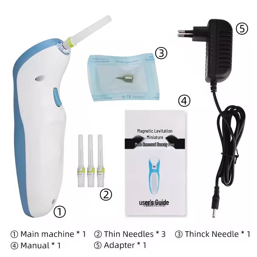 Rechargeable Magic Pen for Freckle & Mole Removal - Plasma Beauty Device with Magnetic Levitation