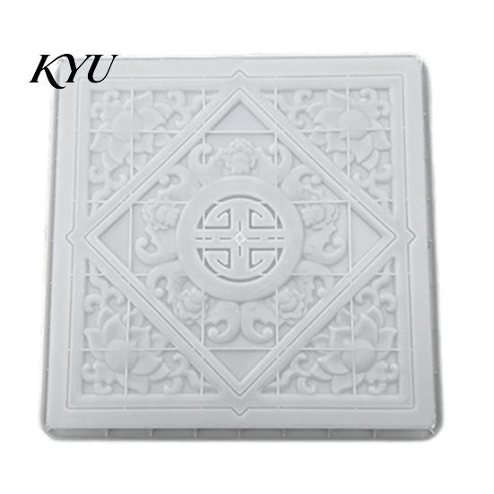 Garden Bed Stepping Stone Tool Reusable Concrete Path Mold, DIY Pavement Cement Mould, Outdoor Decor Crafting Patio Walkway Making Mold for