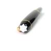 Very Good MONTBLANC fountain pen Meisterstck Classic white star Black gold 14K  Used
