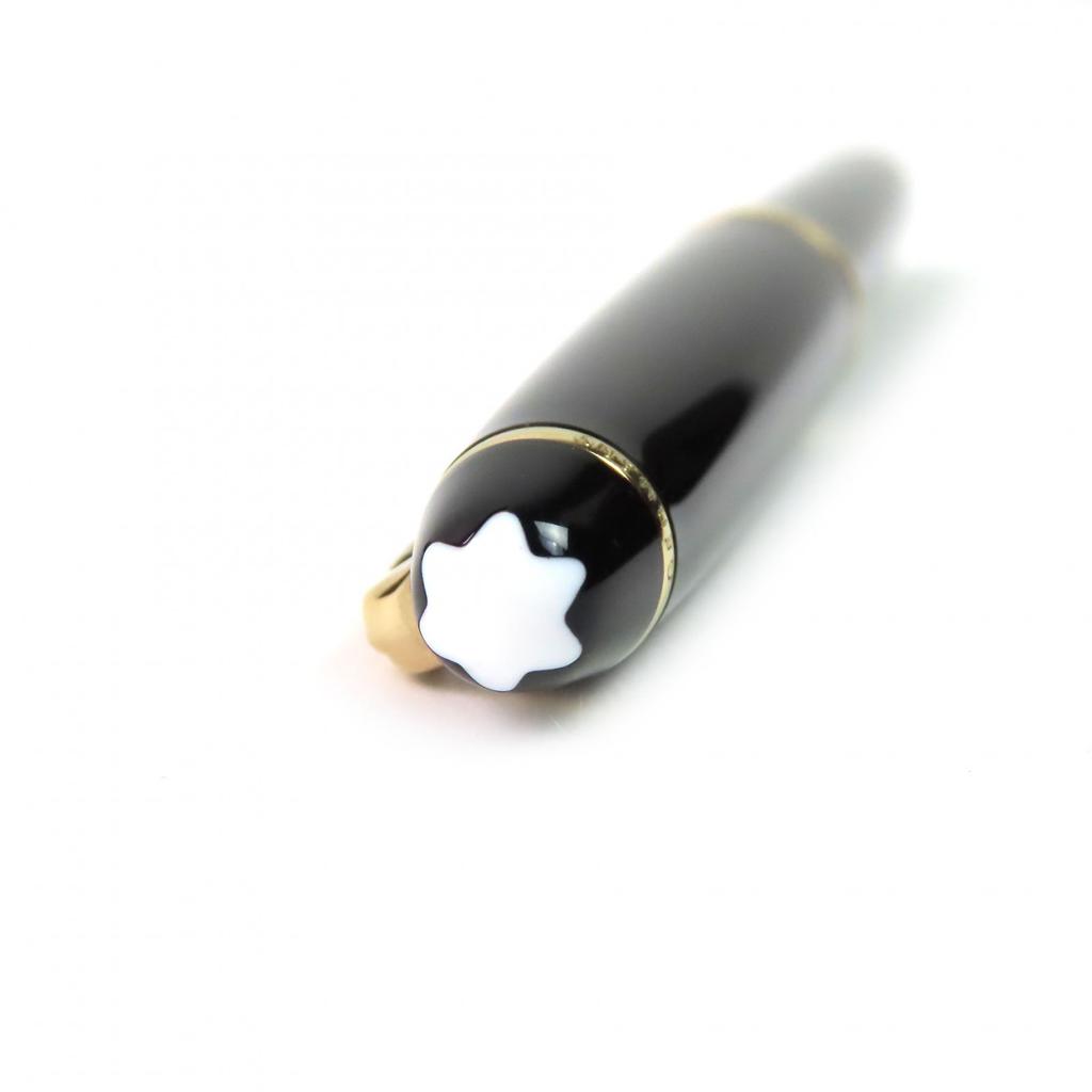 Very Good MONTBLANC fountain pen Meisterstck Classic white star Black gold 14K Used