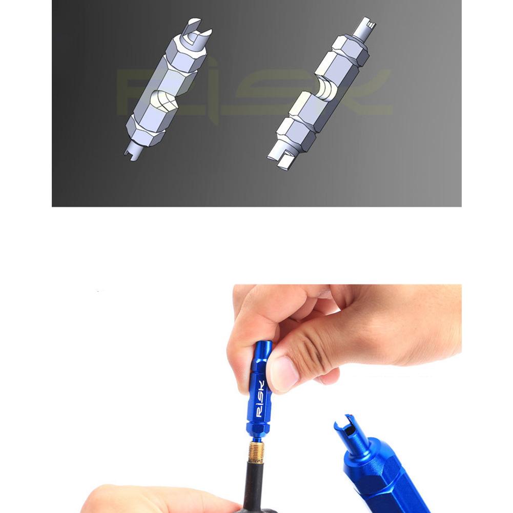 4  In  1  Valve  Wrench Valve Core Disassembly Installation Tools For Mtb Road Bike