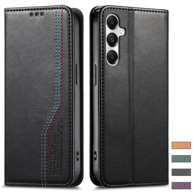 Magnetic Leather Wallet Card Phone Case for Samsung Galaxy A07 A56 A36 A26 A16 A55 A35 A25 A15 A71 A51 S25 Plus S24 Ultra Cover