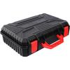 Tool Box Black Multifunction Wear Resistant Tool Storage Hardware Organizer for Hardware Power Tools Electronics, 37.1cmx26.2cmx10.7cm