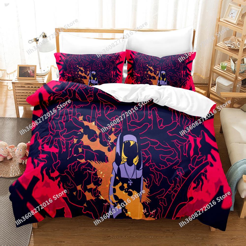 Fire Force Bedding Set Single Twin Full Queen King Size Bed Set Adult Kid Bedroom Three-Piece Suits 3D Print Anime Bed Shee