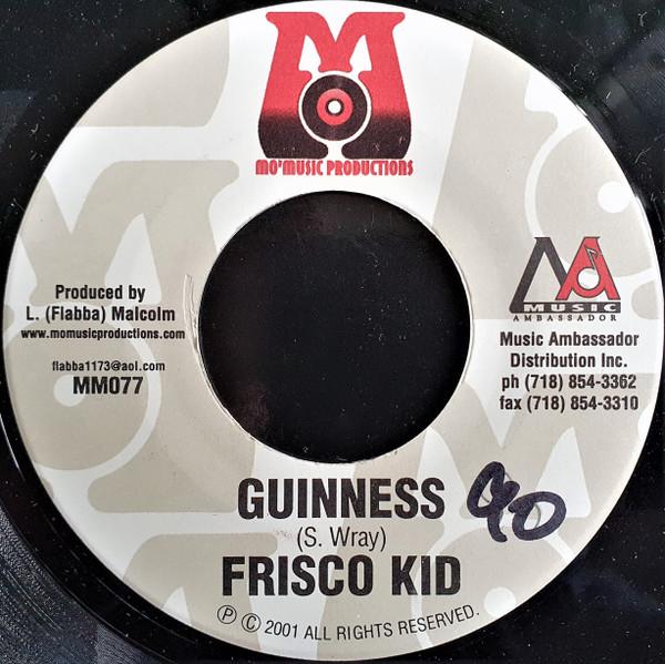 

7-дюймовая пластинка FRISCO KID MR EASY RED FOXX Guinness Dont Change MM077 Mo Music Prod 2001 US Reggae Ska Dub Б/у
