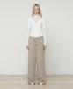 CURRENT Logo Pigment Terry Pants [Beige]
