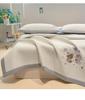 Class A Summer Cartoon Ice Bean Cooling Bed Sheet Set, Machine Washable, Breathable & Air-Conditioned, Three Pieces.