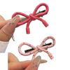 Chic Korean Minimalist Hair Accessories Bowknot Dot Bowknot Clips For Teens Comfortable Hair Styling Tool Fashion Accessories