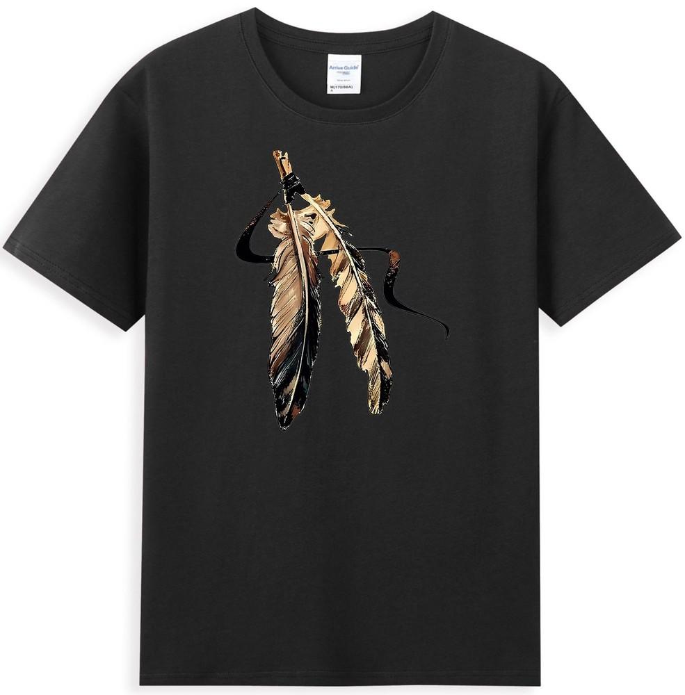Southwest Native American Indian Tribal Vintage Color Feather Unisexs Tshirt