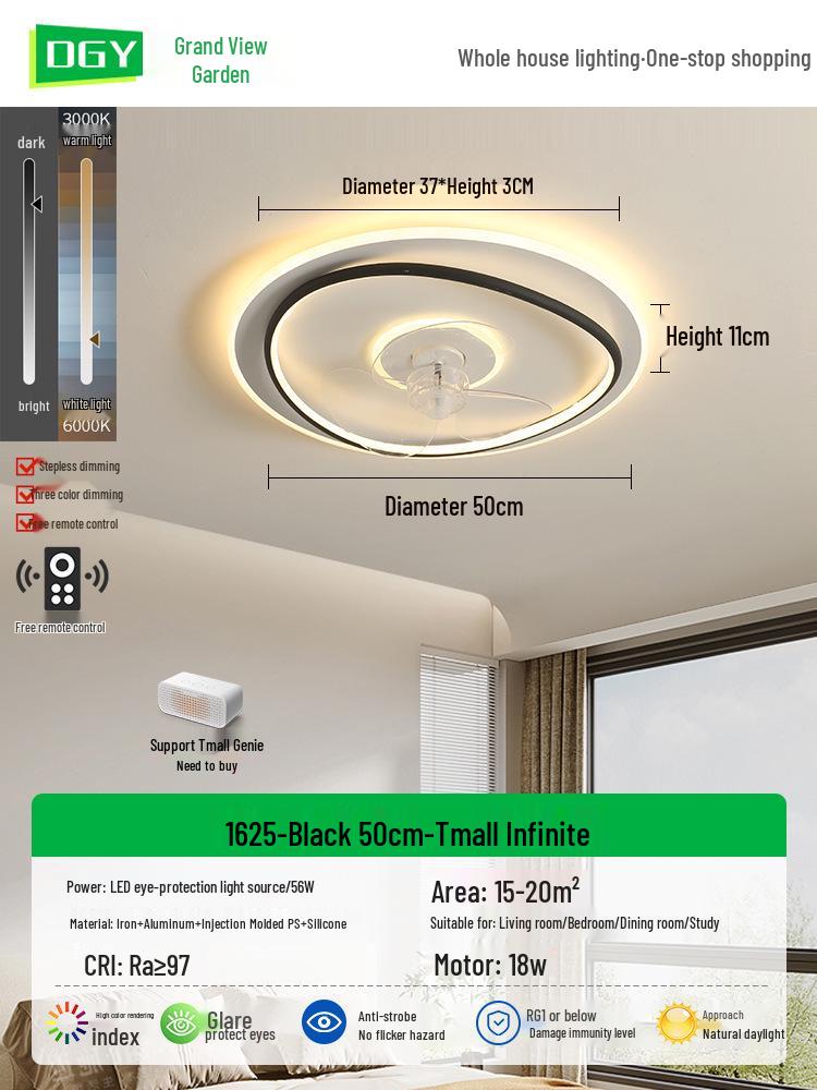 Cloud Lamp for Children's Room - Nordic Ceiling Fan Lamp