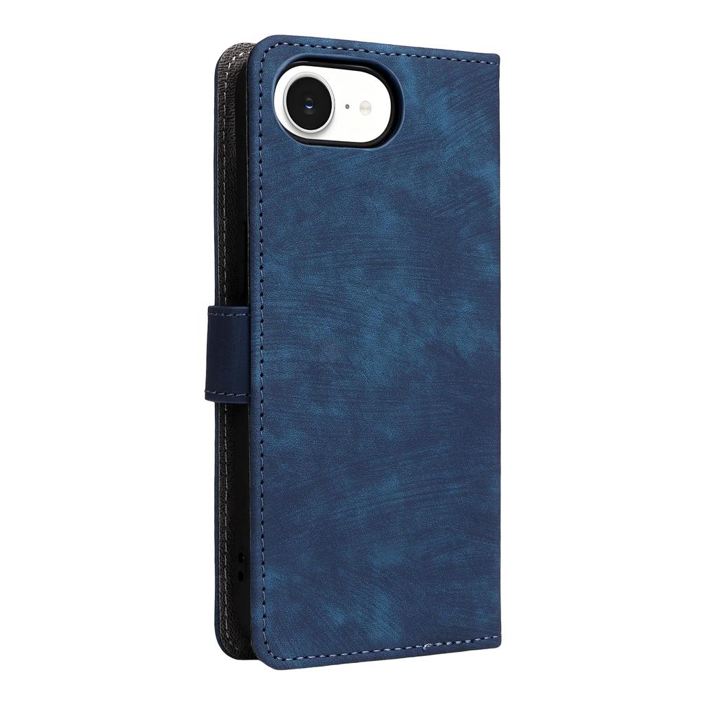 For iPhone 16e Case Wallet RFID Blocking PU Leather Cover Viewing Stand