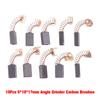10Pcs Angle Grinder Carbon Brushes 6*10*17Mm Power Tool Motors Spare Parts