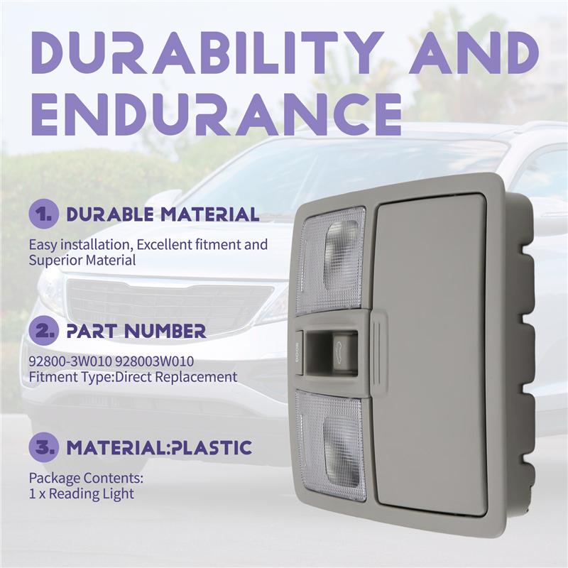 For Kia Sportage 2011-2015 92800-3W010 928003W010 Reading Light Switch Sunroof Switch Overhead Console Lamp 928003W010ED